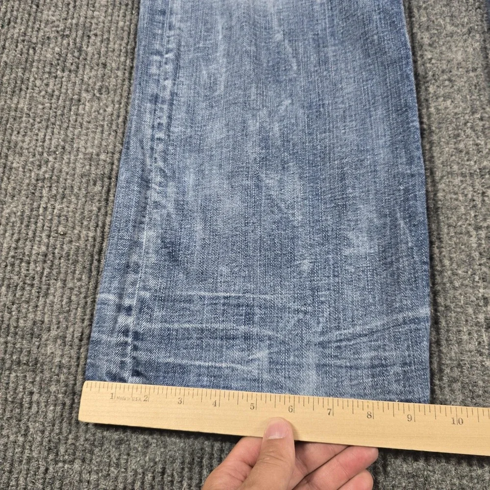 Silver Jeans Co. ZAC Jeans Mens‎ 38x30 Blue Relaxed Straight Light Wash Denim